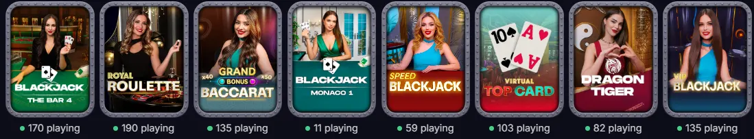 spinbob casino live games